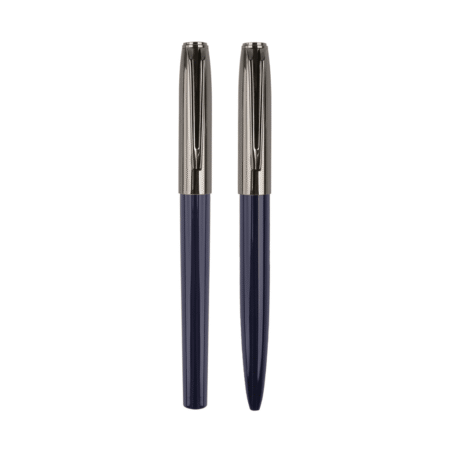 [WIGS 5145] NORA – Gift Set of Roller and Ball Pen – Navy Blue