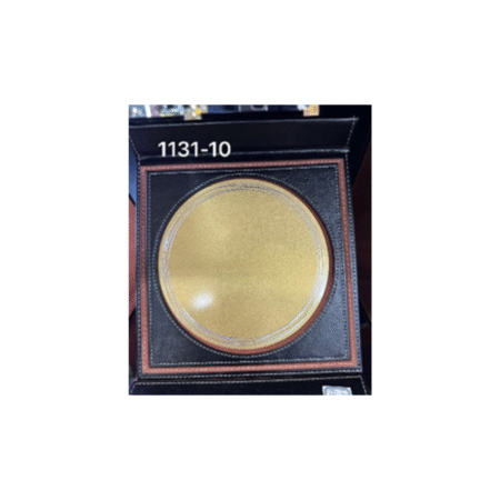 AT-8087 - LEATHER ROUND MOMENTO