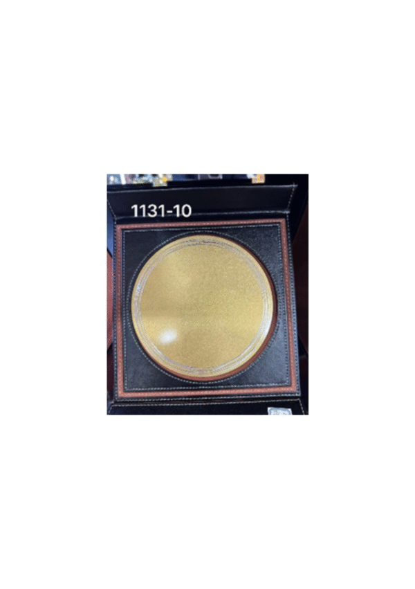 AT-8087 - LEATHER ROUND MOMENTO