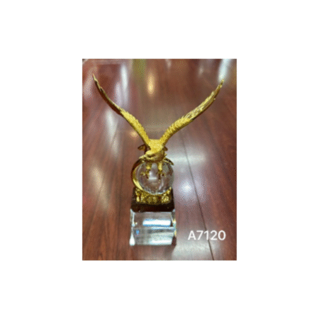 AT-8119 -  CRYSTAL WITH EAGLE TROPHY