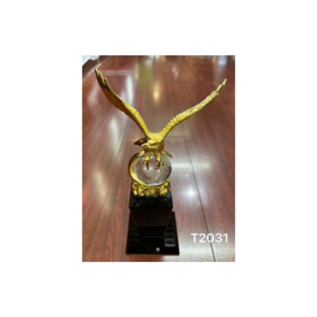 AT-8122 - CRYTAL WITH EAGLE TROPHY