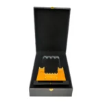AT-8127 - Castle Design Crystal Award in Black Presentation Box