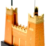 AT-8127 - Castle Design Crystal Award in Black Presentation Box