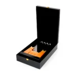 AT-8127 - Castle Design Crystal Award in Black Presentation Box