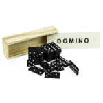 GN-1069 Domino Set Game in Wooden Slide Box