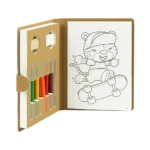 GN-1095-  Eco-Friendly Drawing Pad Set, Colored Pencils Sharpener Eraser