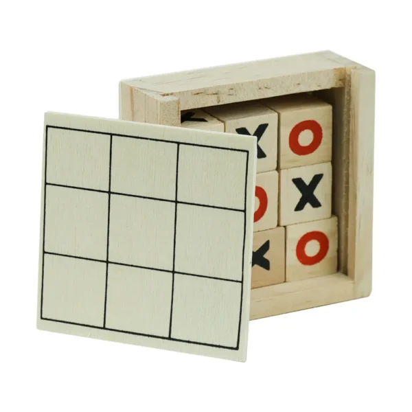 GN-1068 Tic-Tac-Toe Wooden Board Game