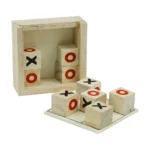 GN-1068 Tic-Tac-Toe Wooden Board Game