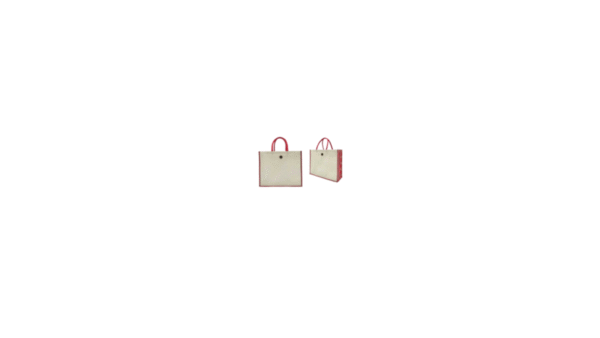 BG-9084 - JUTE/CANVAS BAGS WITH BUTTON