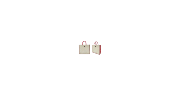 BG-9085 - JUTE/CANVAS BAGS WITH BUTTON