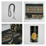 GN- 1103 - Prayer Mat with Tasbih in Tubular Box Best Ramadan Gifts