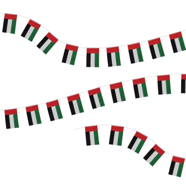 SG-7056 - UAE String Flags and Flag Bunting 32Pcs
