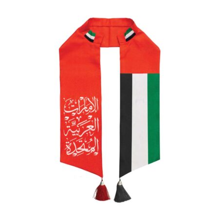 SG-7018 - UAE Flag Satin Scarf