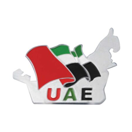 SG-7035 -  UAE Map Shape Flag Badges