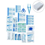 GN-1108 First Aid Kit Set, 16 Essential Items in White Box