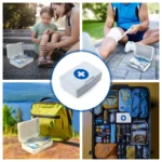 GN-1108 First Aid Kit Set, 16 Essential Items in White Box