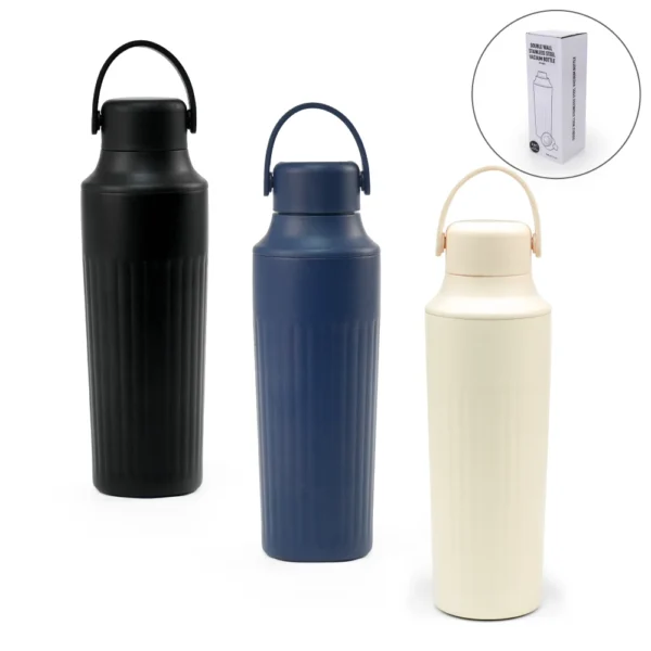 SG-7066 Dual Opening SS Bottles, Double-Wall Insulated Body, Powder Coated, 500ml