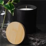 SG-7048 Scented Candles Vanilla Fragrance in Glass Bottle