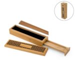 SG-7062 Wooden Incense Burner Holder with Drawer Includes 10 Pcs Oud Sticks