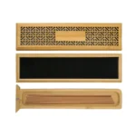 SG-7062 Wooden Incense Burner Holder with Drawer Includes 10 Pcs Oud Sticks