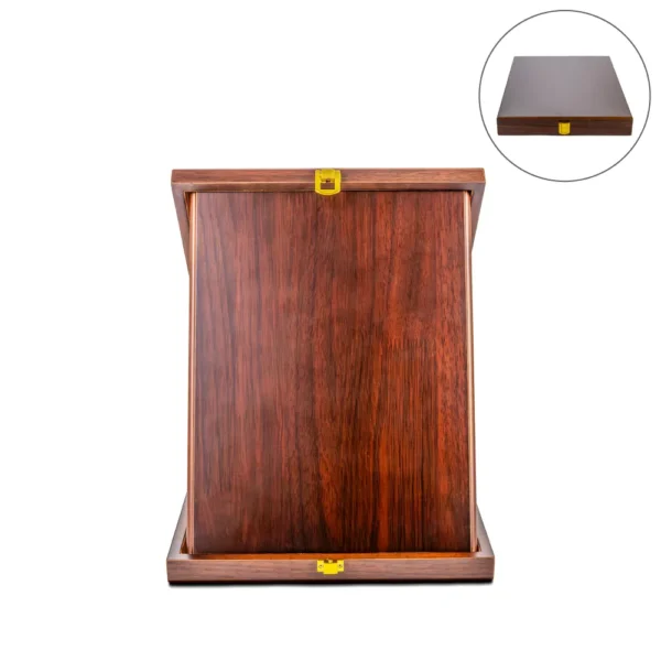 AT-8131 Portrait Wooden Plaques with Stand and Presentation Box