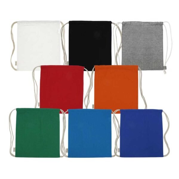 BG-9172 Recycled Cotton Drawstring Bags