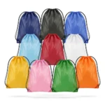 BG-9171 Promotional Drawstring Bags in High-Quality Thin Polyester Material