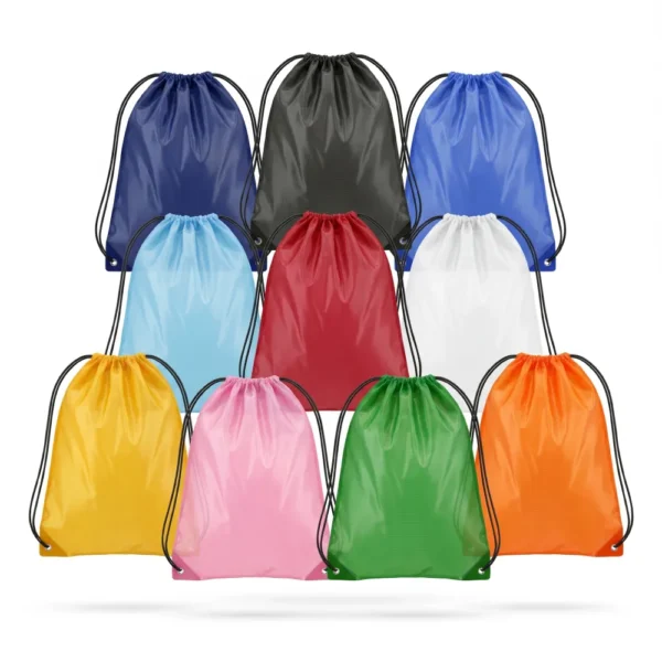 BG-9171 Promotional Drawstring Bags in High-Quality Thin Polyester Material